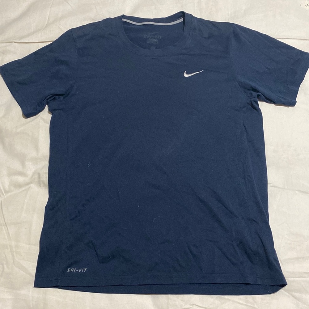 Navy blue dri fit tee